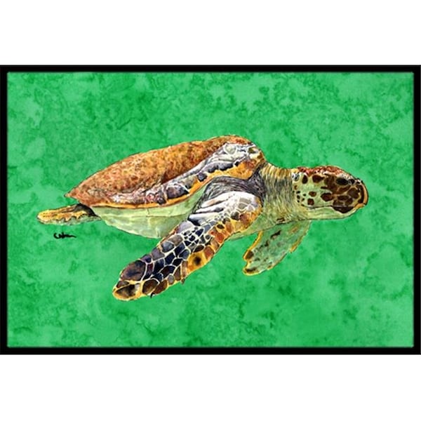 Carolines Treasures 8675MAT Turtle Indoor Or Outdoor Mat - 18 x 27 in. 8675MAT - main